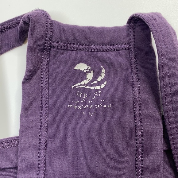 Jazzercise Gray Purple Tank Top Size Small 90's - Picture 3 of 5